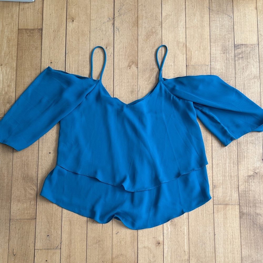 Elegant Blue Women's Top